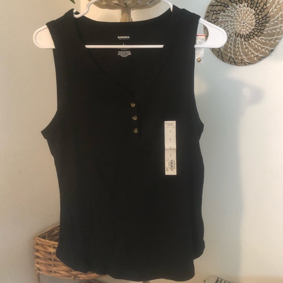 Sonoma Goods for Life Women’s Henley Tank Tops! - Picture 2 of 4